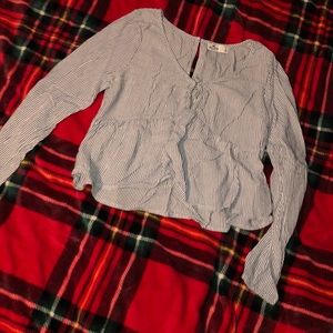 Long sleeve hollister blouse